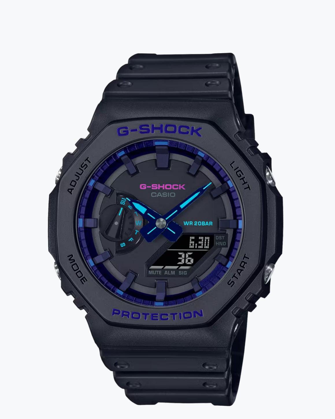 G- SHOCK GA 2100VB-1A 45.4mm